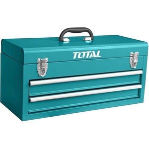 TOTAL Кутия за инструменти, метална, 520x218x243 мм, TOTAL THPTC202 Industrial, 2 чекмеджета (UNI-010957)