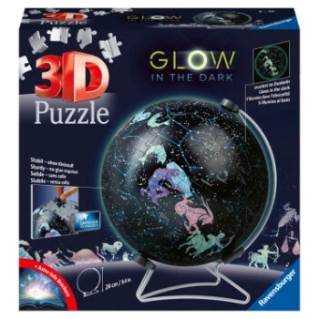 Ravensburger 3D puzzle Hviezdna guľa svietiace 180 ks