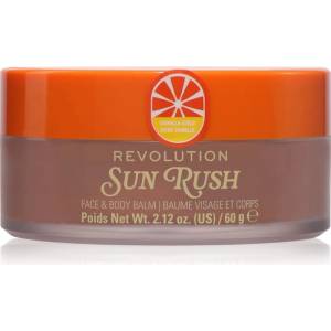 Revolution Sun Rush Face & Body Balm балсам след слънчеви бани с озаряващ ефект цвят Vanilla Gold 60 гр