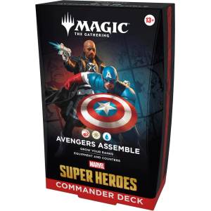 Magic the Gathering Magic The Gathering: Marvel Super Heroes Commander Deck Avengers Assemble (D53610001-1) - ozone