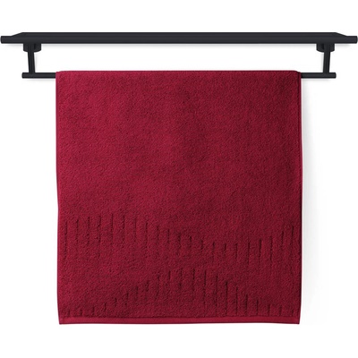Veba TERRY Sunset ocean bordová 70 x 140 cm