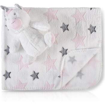 Image 1 of Cangaroo Бебешко одеяло 90/75 cm с играчка Unicorn Stars (108610)
