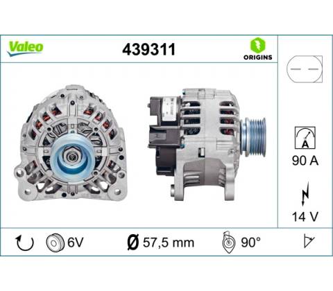 Alternátor VALEO 439311