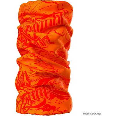 Dynafit Logo neck Gaiter shocking orange