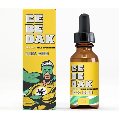 Cebedak CBD olej full spectrum 10% 1000 mg 10 ml