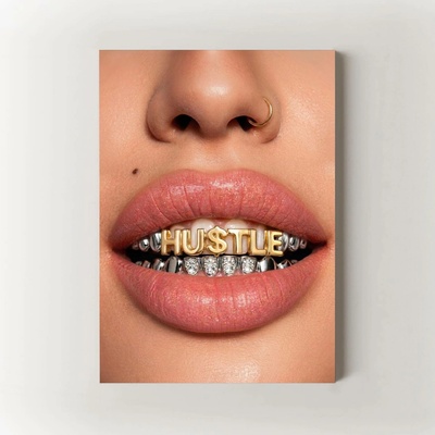 Hustle Grillz Velikost: 70x100 cm, Rám: Bez Rámu