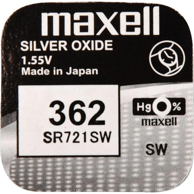 Maxell Silver Oxide 362 1ks 362/SR721SW/V362