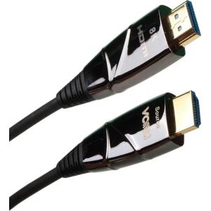 VCOM HDMI кабел VCom Active Optical Cable HDMI V2.1 M/M 30m - D3743-30.0m (D3743-30.0m)