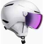 Atomic Скиорска каска Atomic Revent Visor Stereo white heather/purple stereo