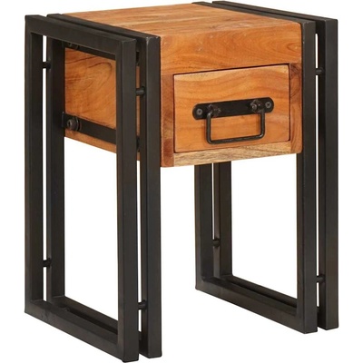 vidaXL Крайна масичка 30 x 30 x 40 cm Солидно акациево дърво (4016717)