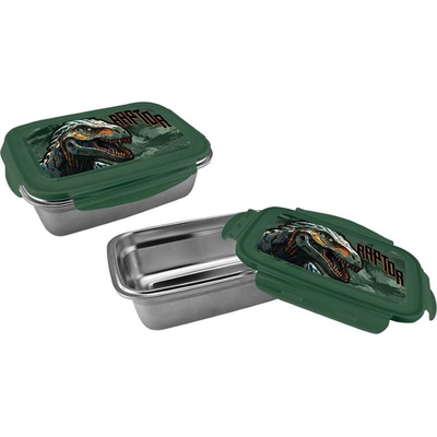 Graffiti Метална кутия за храна Graffiti - Dinosaur, 800 ml (241423)