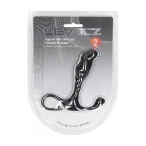  LEVELZ Rippled with Hard Loop Intimate Massager S Black - Ergonomic Hard Loop Design