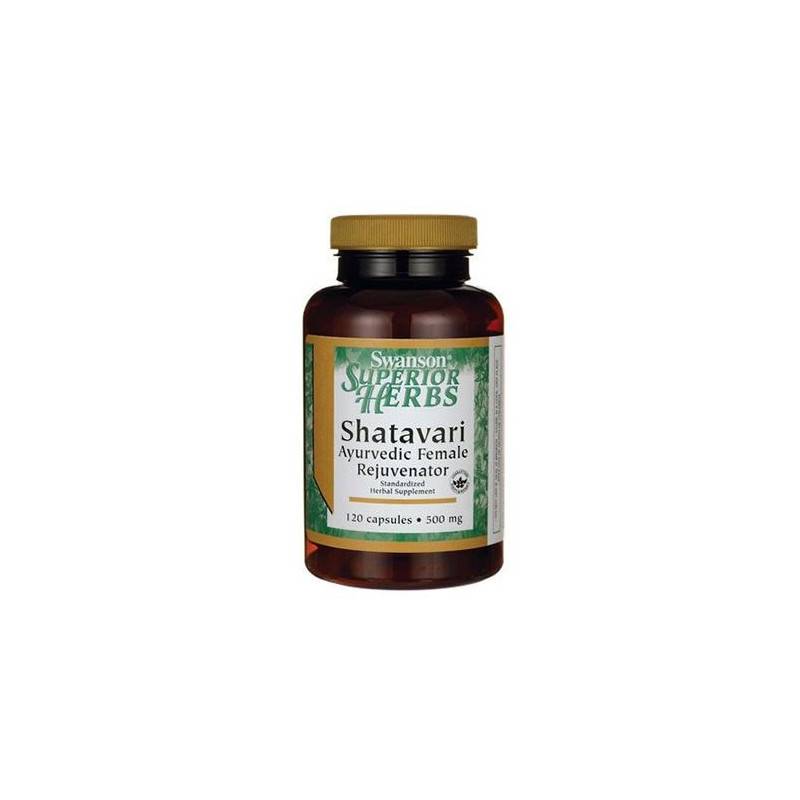 Swanson Shatavari 500 Mg – 120 Capsules, Ayurvedic Female Rejuvenator Supplement