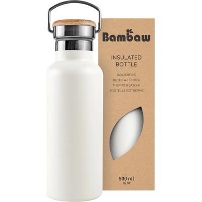 Bambaw Nerezová termoska 500 ml Polar White