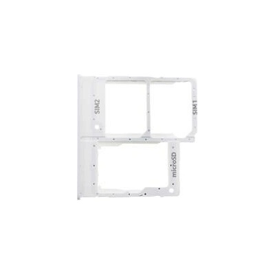 Držiak SIM karty a SD karty Samsung A202 Galaxy A20 Farba: Biela