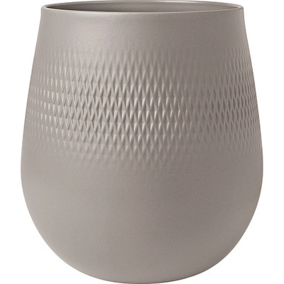 Villeroy & Boch - Manufac.Collier taupe - Váza Carre Veľká