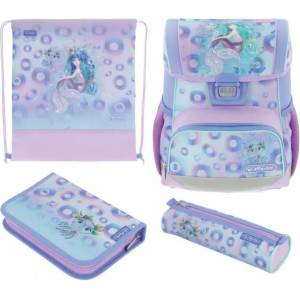Herlitz Ученически комплект с чанта-раница Loop Plus, заредена, Mystic Mermaid - Herlitz