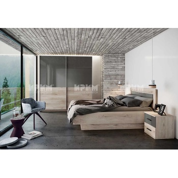 Image 1 of ИРИМ Спален Комплект Сити 7045 с ГЛАНЦ