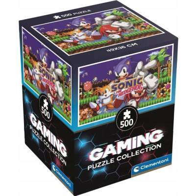 CLEMENTONI Gaming Collection Sonic 500 dílků