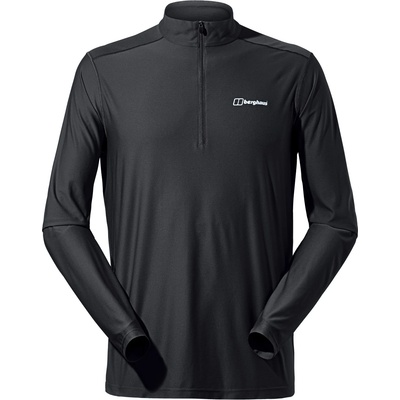 Berghaus Мъжка спортна тениска Berghaus 24/7 Tech Tee L/S HZ Sport shirt - Jet Black - размер M (216-8353-0213)