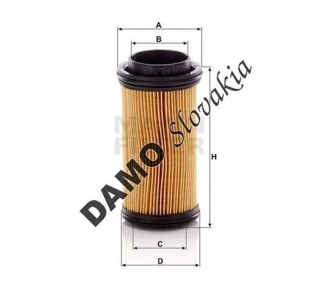 MANN FILTER Filter močoviny MANN FILTER U 5001 KIT