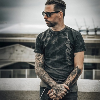 HYRAW Мъжка тениска hyraw - engraved - 254ts01