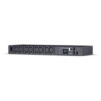 CyberPower PDU41004 разпределител на напрежение (PDU) 8 Изход(и) за променлив ток 1U Черен (PDU31406)