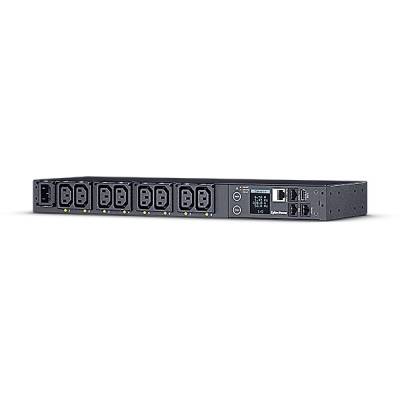 CyberPower PDU41004 разпределител на напрежение (PDU) 8 Изход(и) за променлив ток 1U Черен (PDU31406)