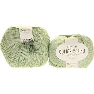 Drops Cotton Merino 32 pistáciová zmrzlina