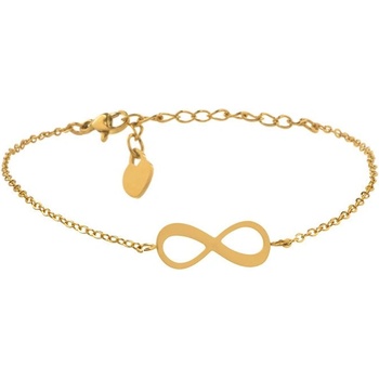 Bellita Златиста дамска гривна със знак за безкрайност Bellita (BLT-GB157-G)