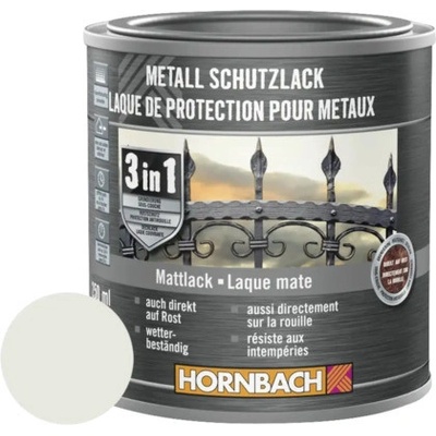 Hornbach farba na kov 3v1 250ml svetlosivá matná