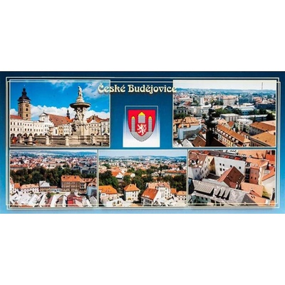 HERBIA spol. s.r.o Pohlednice skládaná ČB Pohledy z věže