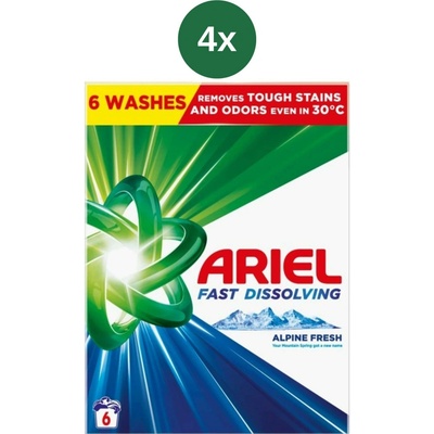 Ariel prací prášek Mountain Spring 4 x 330 g 6 PD