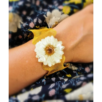 Meganflo Гривна с маргарита