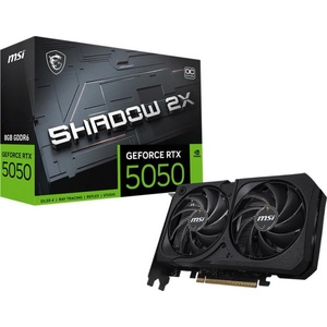 MSI GeForce RTX 5050 SHADOW 2X OC 8GB GDDR7 128bit (GeForce RTX 5050 8G SHADOW 2X OC) Видео карти