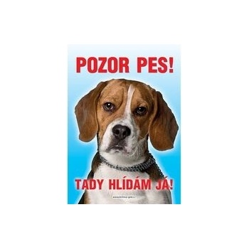 Grel Tabulka pozor pes bígl