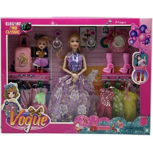 Armtoys КУКЛА С ДЕТЕ, РОКЛИ И КУФАР