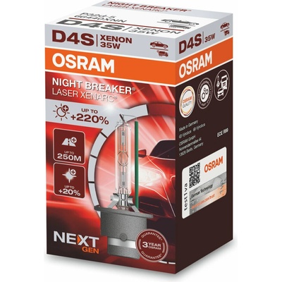 OSRAM D4S Xenarc Night Breaker Laser (NEXT GEN) +220%