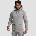 GymBeam Мъжки суичър TRN Hoodie Grey S