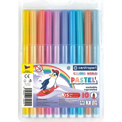 Centropen Colour World Pastel 7550 10 ks