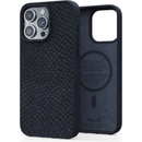 Púzdro Njord Salmon Leather Magsafe iPhone 15 Pro Max čierne