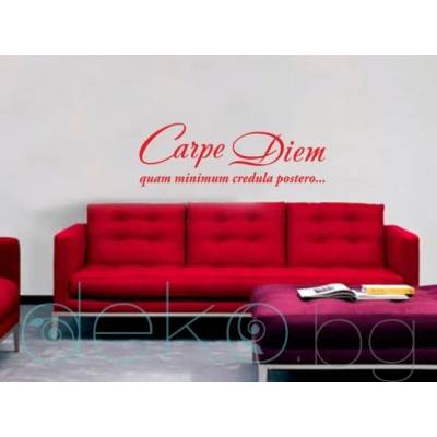 Carpe Diem - стикер за декорация (13021)