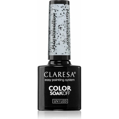 Claresa SoakOff UV/LED Color Marshmallow gelový lak na nehty odstín 7 5 g