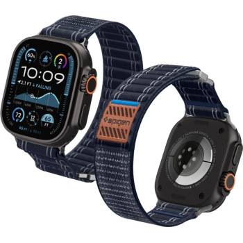 Spigen Найлонова каишка за Apple Watch 8 / 9 / 10 / 11 / SE / Ultra (44/45/46/49mm) от Spigen WBF0 - Navy (8800283312775)