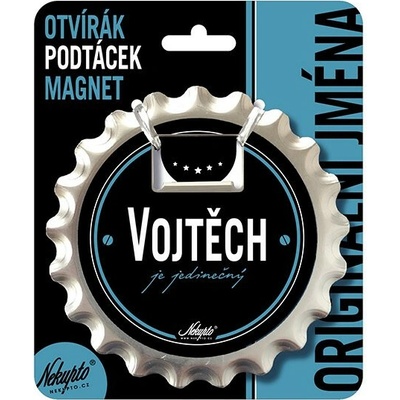 Nekupto Otvírák na pivo, podtácek - Vojtěch V.I.P. NKQ