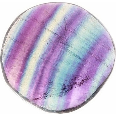 Nefertitis Fluorit duhový placička - cca 4 - 5 cm