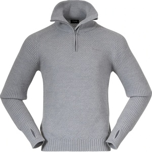 Bergans Мъжки вълнен пуловер Bergans Ulriken Jumper Merino jumper - Magnesium Grey (005-0358-1613)