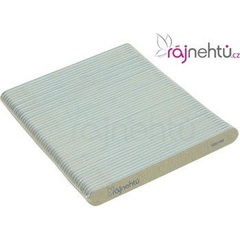 Ráj nehtů Pilník na nehty Profi rovný 180/180 zebra 50 ks