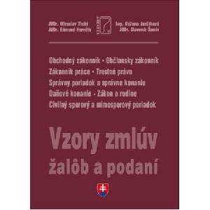 Vzory zmlúv, žalôb a podaní 2022 + editovateľné vzory na CD | Miroslav Tichý; Edmund Horváth; Božena Jurčíková; Slavomír Šamín (2022)