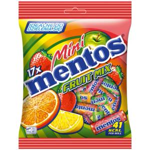 Mentos Ментос мини плодове 17x10.5 г